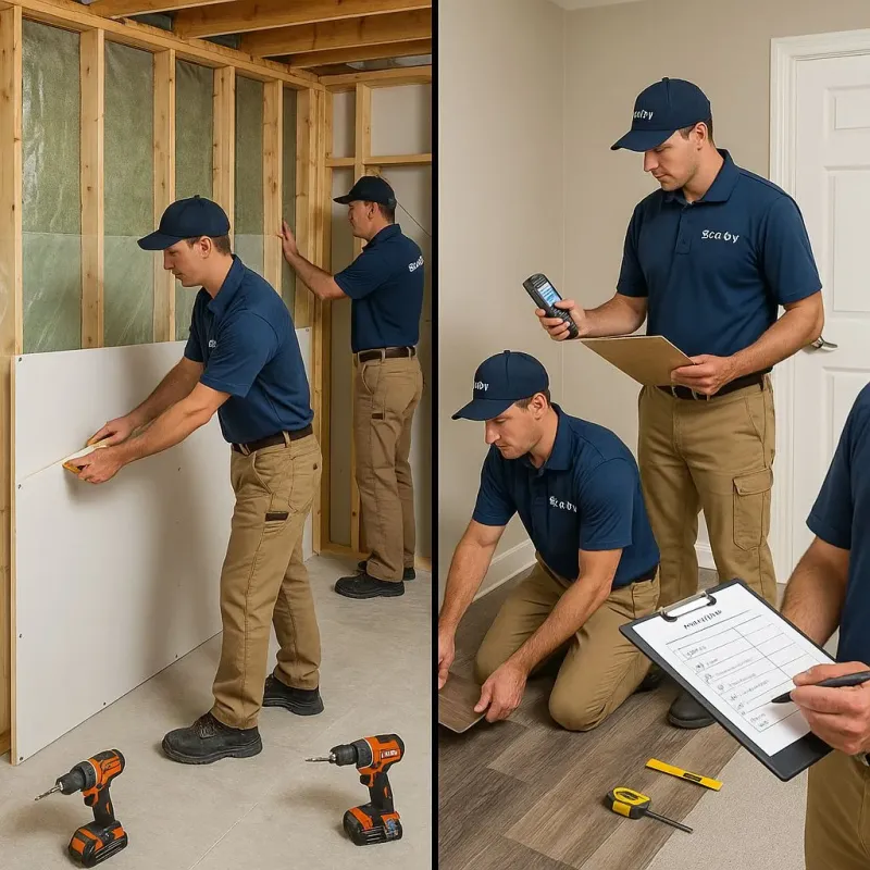 Repairs and Reconstruction process in Montgomery Village, MD